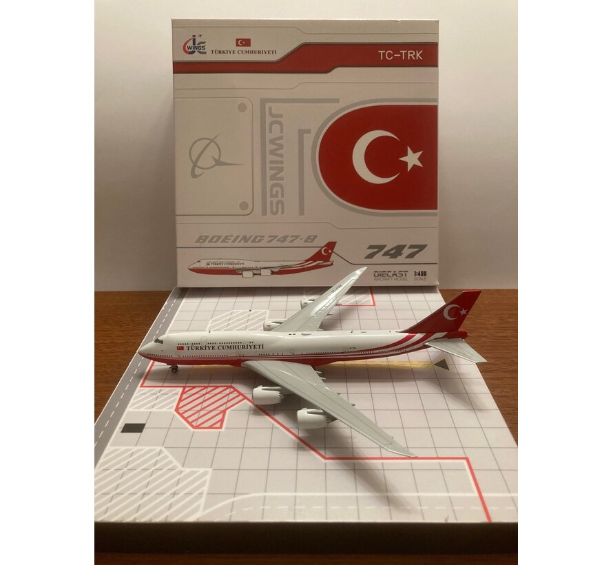 B747-8(BBJ) Turkey Government TC-TRK 1:400 (2nd release) * *Collection sale**