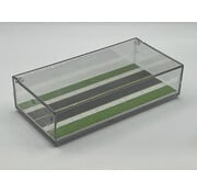 Aero Displays Acrylic Display Case with Diorama Base Straight Taxiway 1:400 8" x 4" x 2" inches