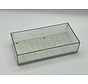Acrylic Display Case with Diorama Base R Angle Offstands 1:400 8" x 4" x 2" inches