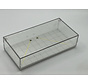 Acrylic Display Case with Diorama Base R and L Angle Offstands 1:400 8" x 4" x 2" inches
