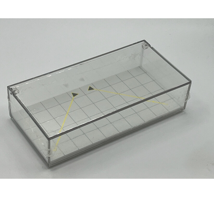 Acrylic Display Case with Diorama Base R and L Angle Offstands 1:400 8" x 4" x 2" inches