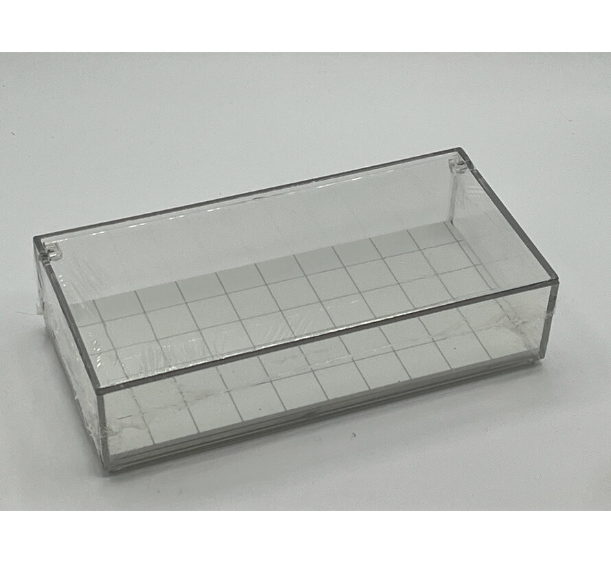 Acrylic Display Case with Diorama Base Concrete Ramp 1:400 8" x 4" x 2" inches