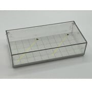 Aero Displays Acrylic Display Case with Diorama Base L Angle Offstands 1:400 8" x 4" x 2" inches