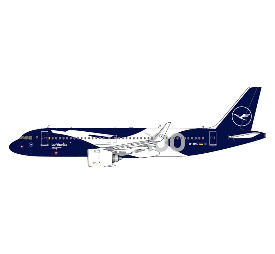 A320neo Lufthansa D-AING "100" livery 1:400 *Pre-Order