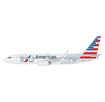 Gemini Jets B737-800W American Airlines N840NN "100" (Centennial livery) 1:200 *Pre-Order