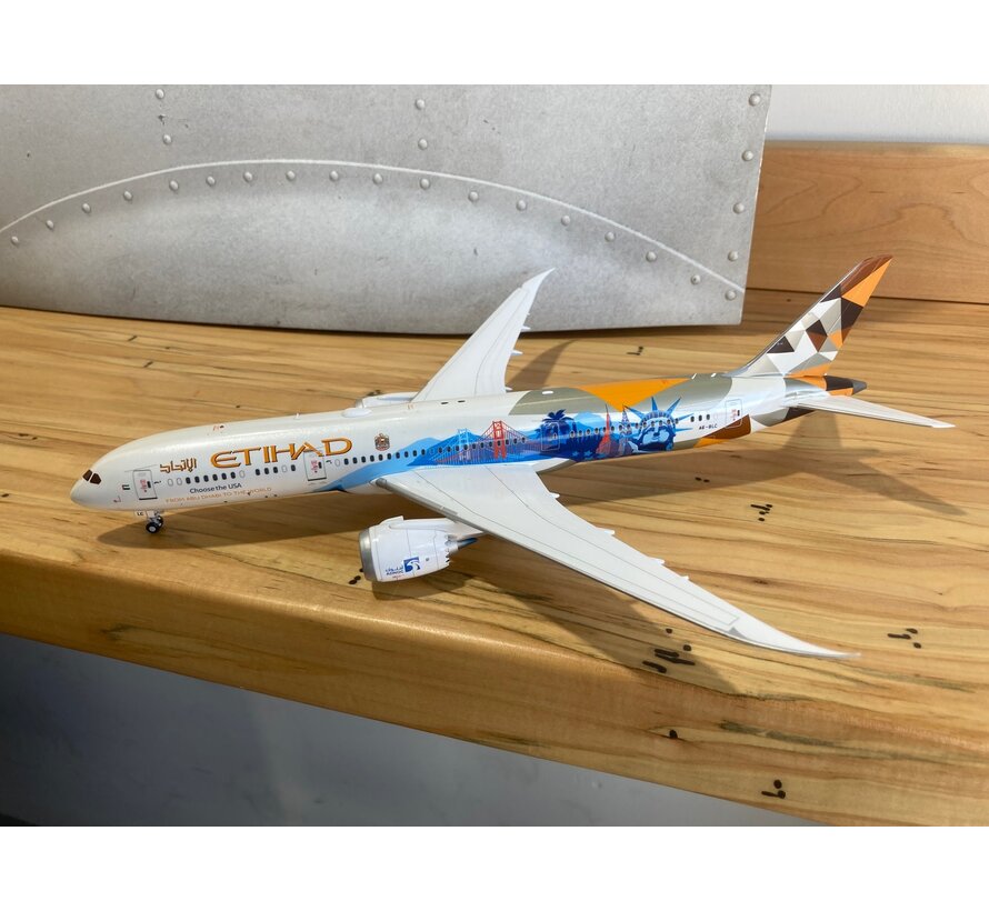 B787-9 Dreamliner Etihad Choose the USA A6-BLC 1:200 **Collection sale**