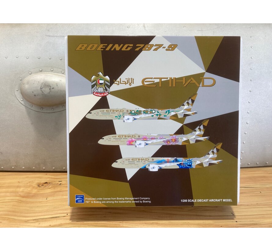 B787-9 Dreamliner Etihad Choose the USA A6-BLC 1:200 **Collection sale**