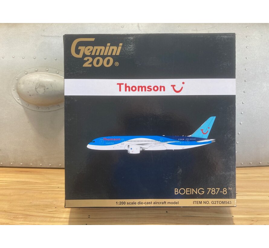 B787-8 Dreamliner Thomson Living the Dream G-TUIA 1:200 **Collection sale**