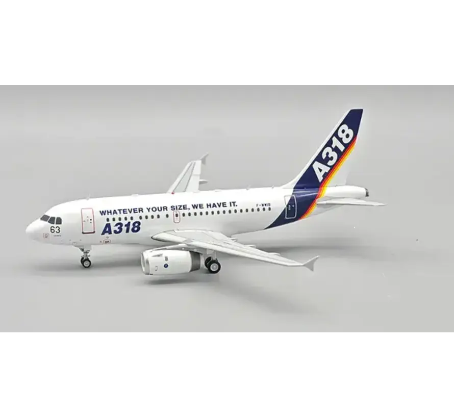 A318 Airbus Original House livery Whatever Your Size We Have It.  F-WWIB 1:200 (2nd) *New Arrival