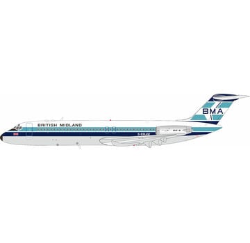 InFlight DC9-32 British Midland Airways BMA old livery G-BMAM 1:200 +Pre-order+