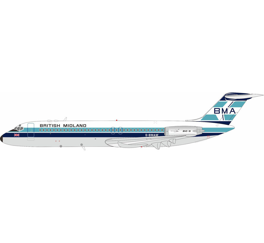 DC9-32 British Midland Airways BMA old livery G-BMAM 1:200 +Pre-order+