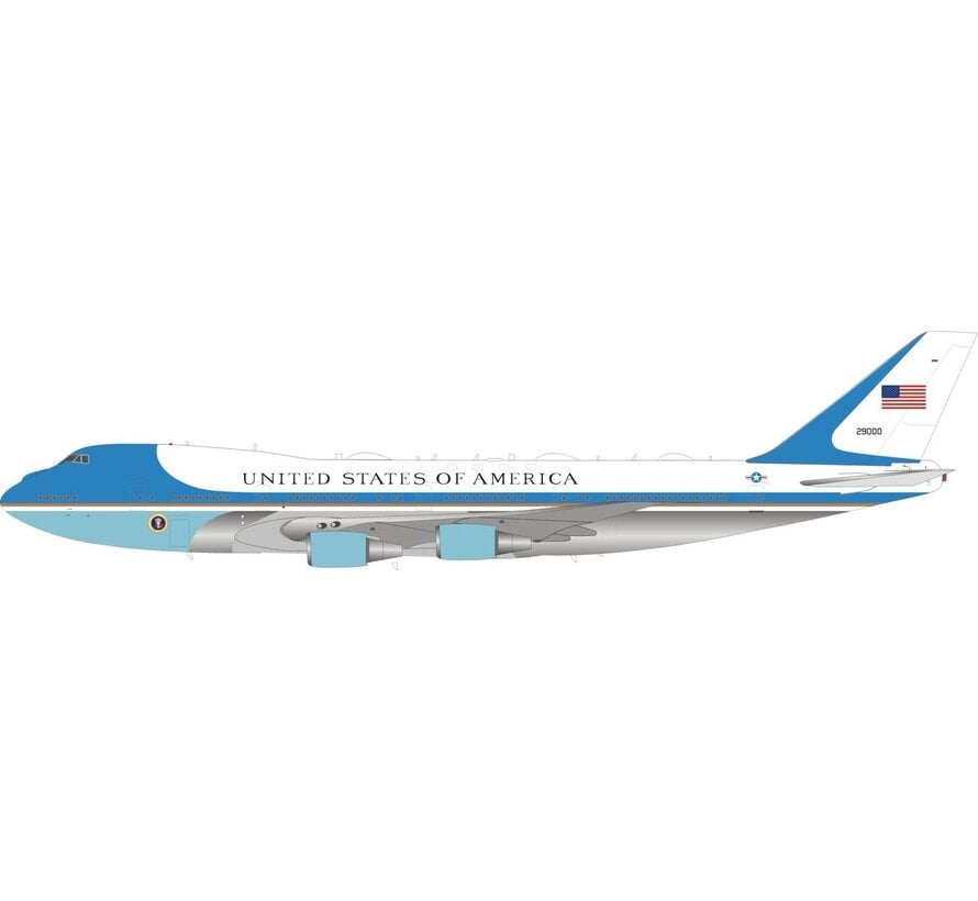 VC25A USAF Air Force One 29000 1:200 with stand and Special Retirement Collector's Coin +PRE-ORDER+