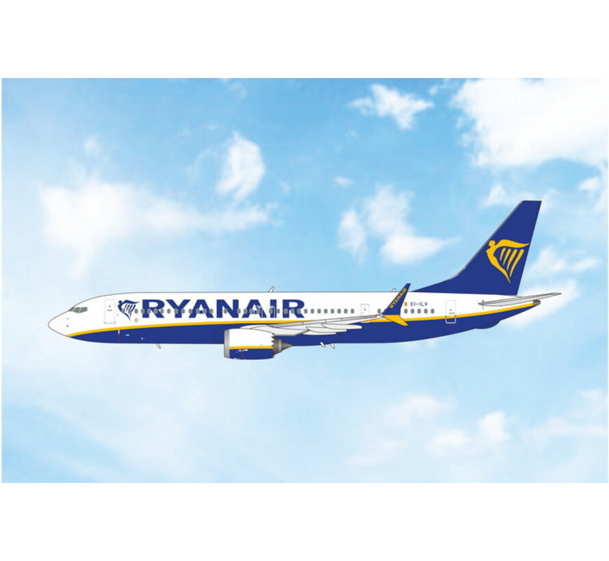 B737-8 MAX Ryanair EI-ILV 1:400 +pre-order+