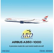 Aero Polaris A350-1000 British Airways Union Jack Livery G-XWBF A7-AOA 1:400  +Pre-order+