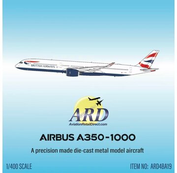 Aero Polaris A350-1000 British Airways Union Jack Livery G-XWBF A7-AOA 1:400  +Pre-order+