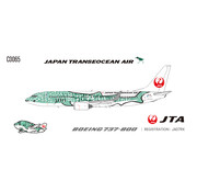 C-Models B737-800W Japan Transeocean Air Green JA07RK 1:400 winglets  +Pre-order+