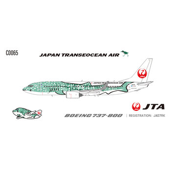 C-Models B737-800W Japan Transeocean Air Green JA07RK 1:400 winglets  +Pre-order+