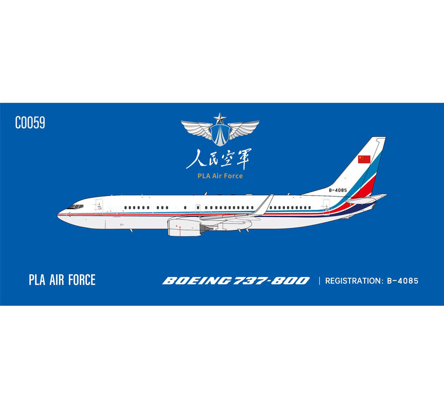 B737-800W PLAAF Air Force B-4085 1:400 winglets  +Pre-order+