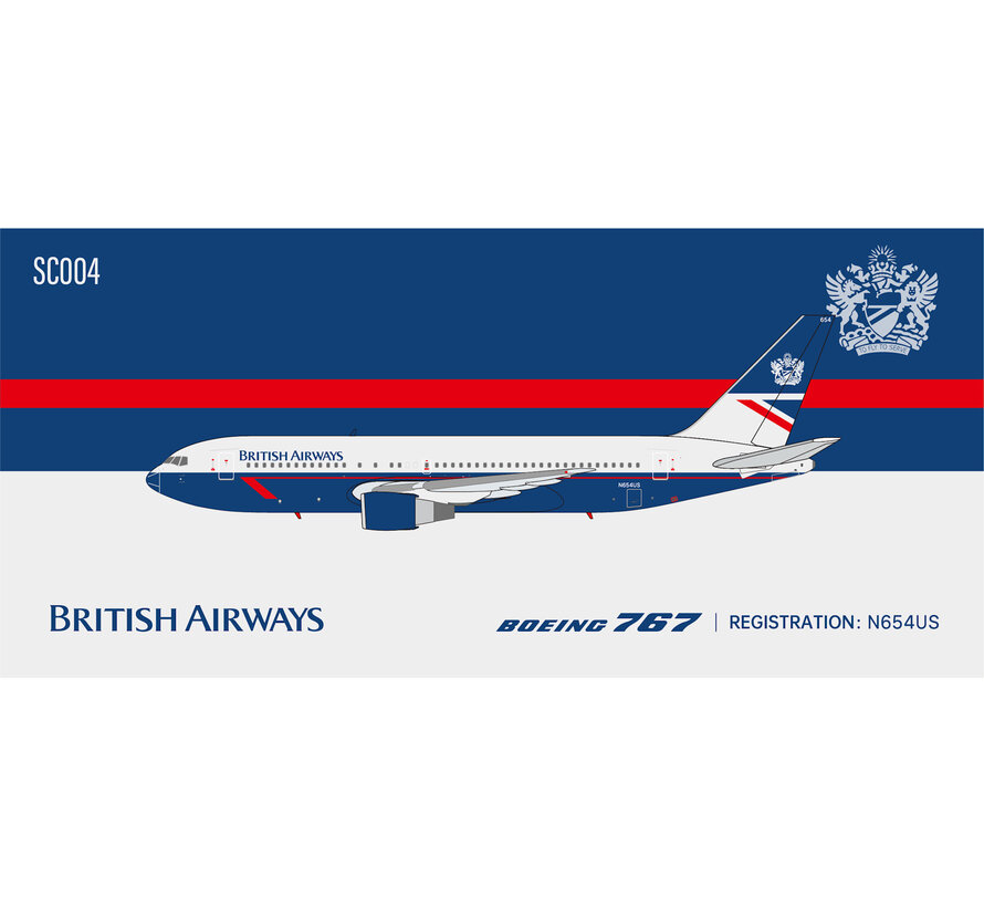 B767-200 British Airways Landor livery N654US 1:400  +Pre-order+