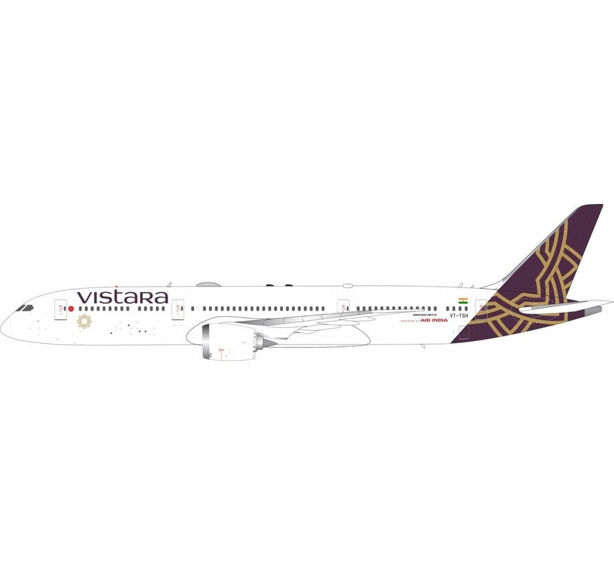 B787-9 Dreamliner Vistara Air India VT-TSH 1:200 +pre-order+