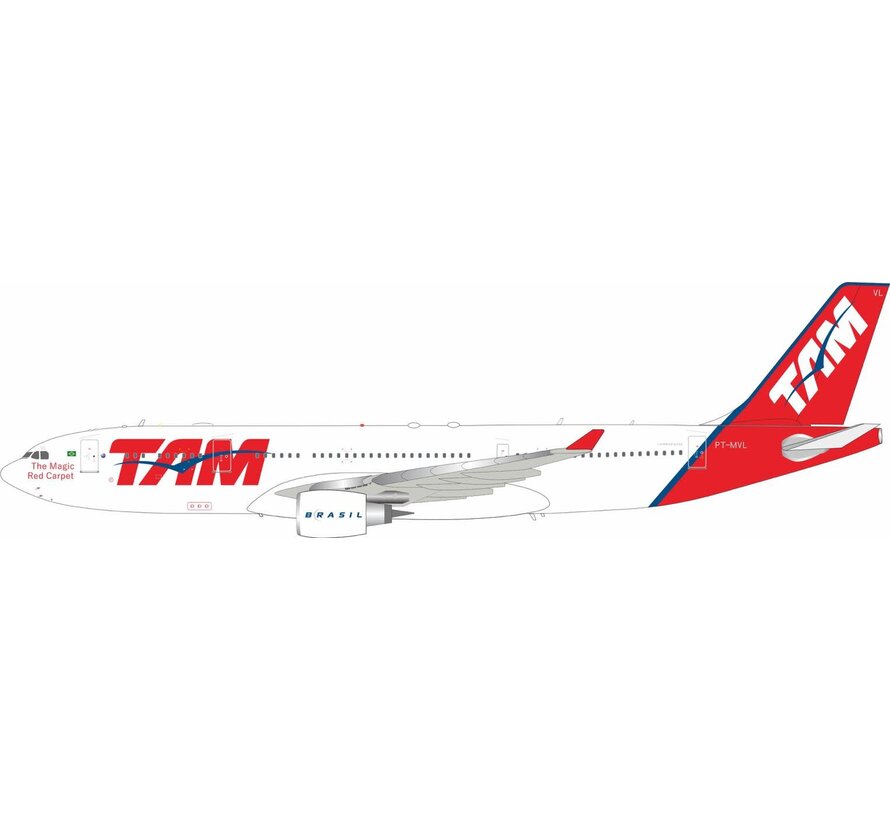 A330-200 TAM Magic Red Carpet PT-MVL 1:200 +pre-order+