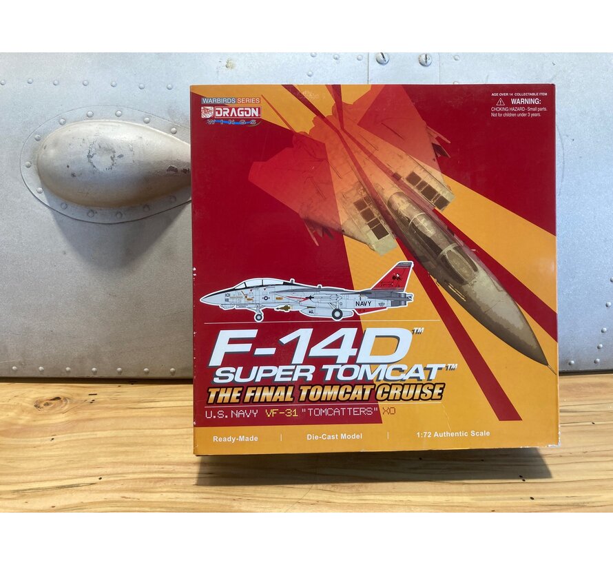 F14D VF-31 'Tomcatters' CAG Final Tomcat Cruise , OC NAS Oceana 1:72**Collection sale**
