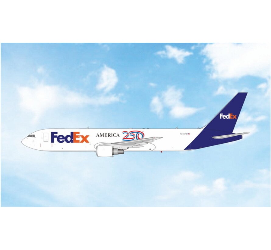 B767-300F FedEx Express AMERICA 250 N245FE 1:400  +pre-order+