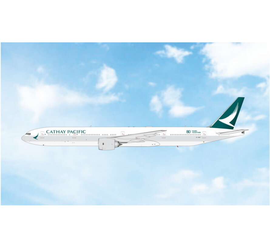 B777-300 Cathay Pacific 80 years logo B-HNF 1:400 +pre-order+