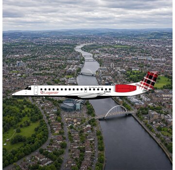 3D Design Deck ERJ145 Loganair Tartan tail G-SAJC 1:400 +NEW MOULD+ +pre-order+