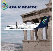 3D Design Deck dash-8-100 Olympic Air SX-BIP 1:200 +pre-order+
