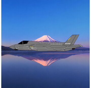 3D Design Deck F35A Lightning II JASDF Japan Air Self Defence Force 69-8701 1:400  (Revised Mould) +pre-order+