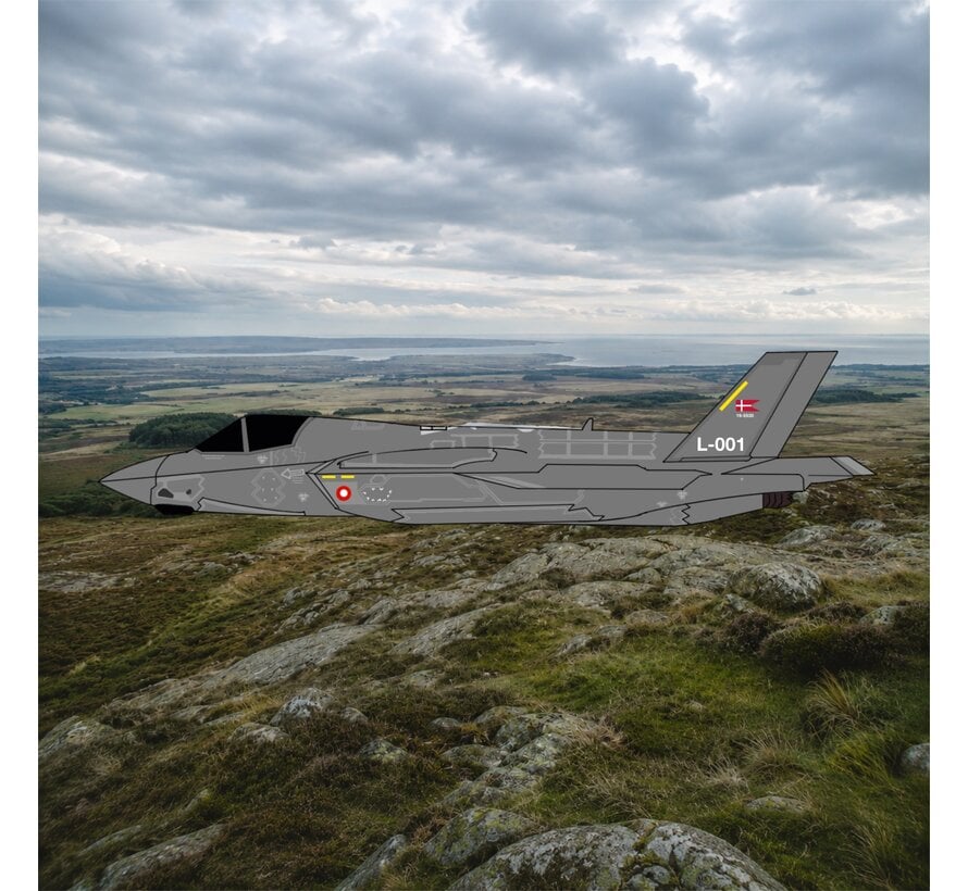 F35A Lightning II Royal Danish Air Force L-001 1:400  (Revised Mould)   +pre-order+