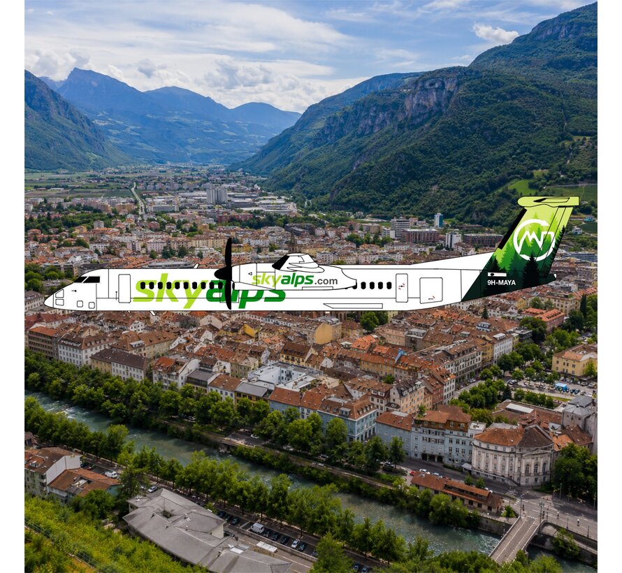 dash-8 Q400 Sky Alps 9H-MAYA 1:400 +pre-order+