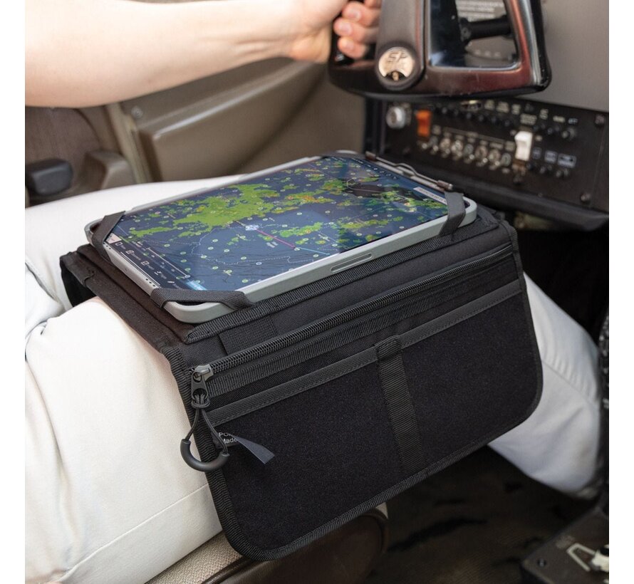 Kneeboard Trifold  VFR with ipad 9.7" iPad Air or Pro Corner Straps
