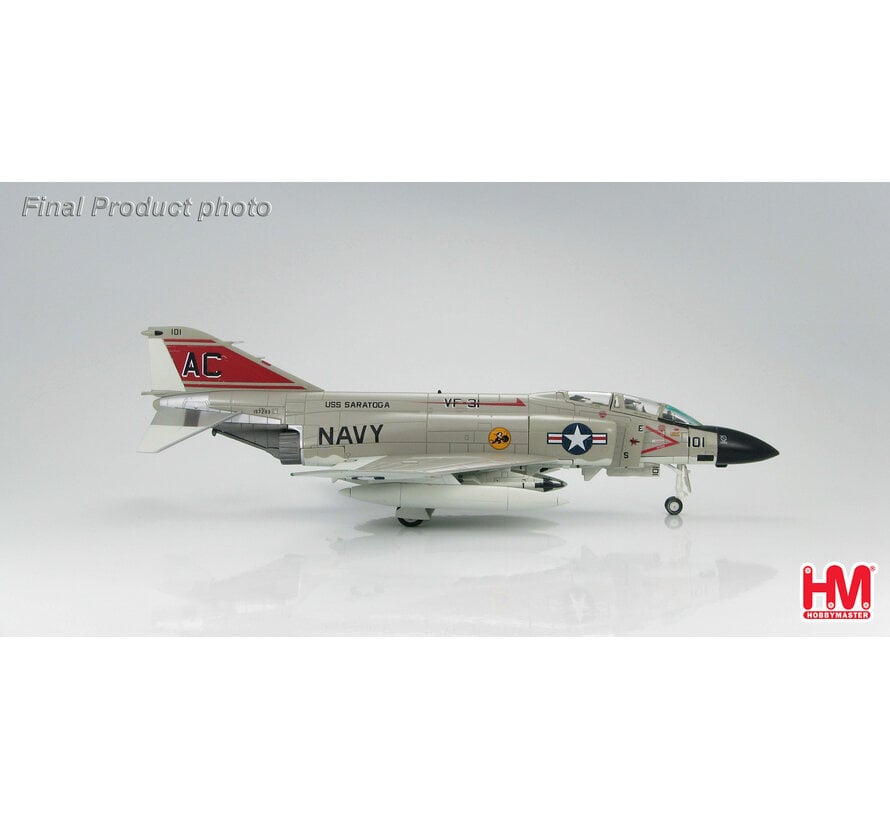 F4J Phantom II VF-31,USS Saratoga, June 1972 1:72 **Collection sale**