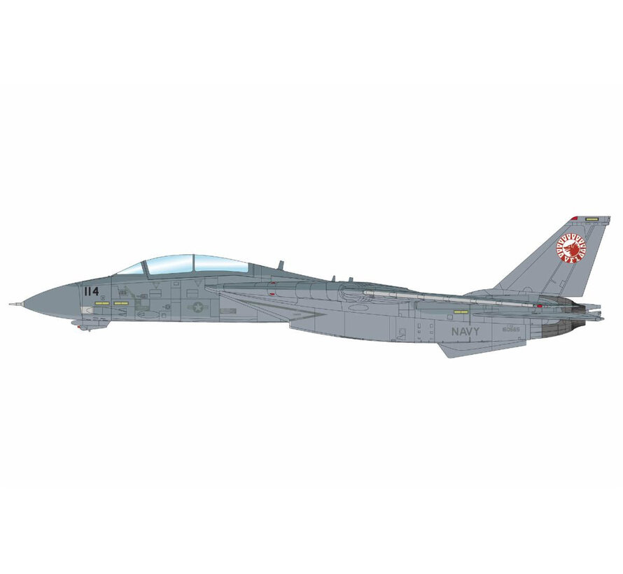F14A Tomcat VF-1 114 US Navy 160665 1:72 (with optional decal) +New Arrival+