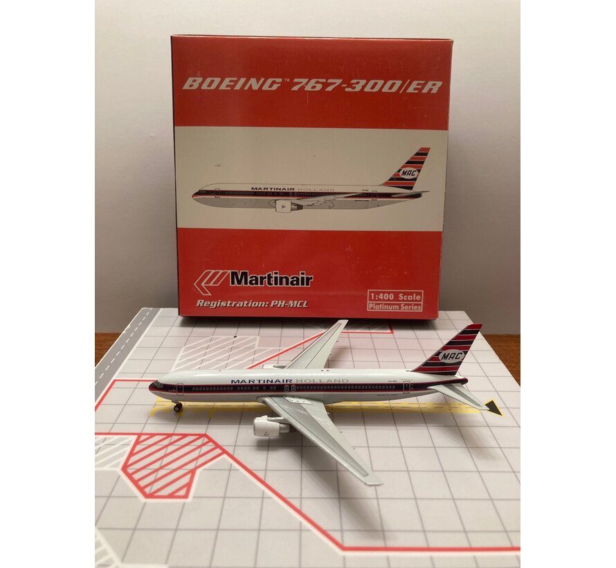 B767-300ER Martinair Holland MAC retro livery PH-MCL 1:400**Collection sale**