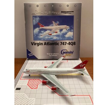 Gemini Jets B747-4Q8 Virgin Atlantic G-VFAB 'Lady Penelope' 1:400**Collection sale**FIRST GEMINI MODEL!