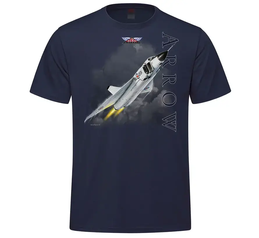 Avro Arrow Adult T-Shirt Navy