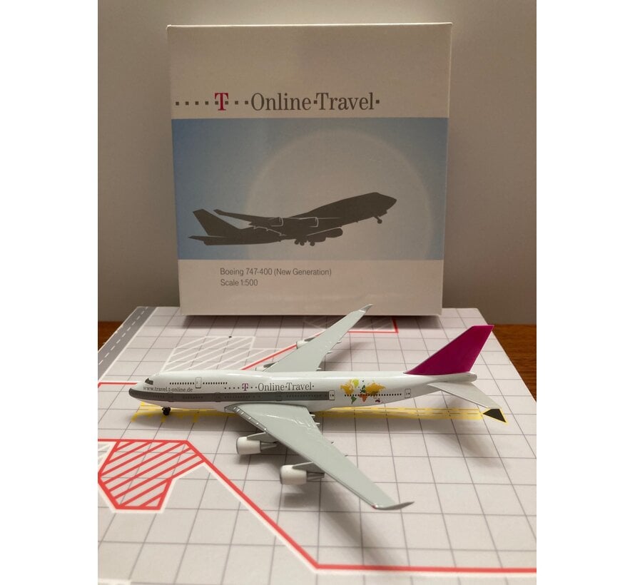 B747-400 T-Online Travel [Promotional] 1:500**Collection sale**