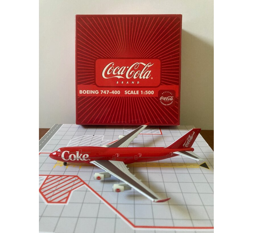 B747-400 Coca Cola 1:500**Collection sale**