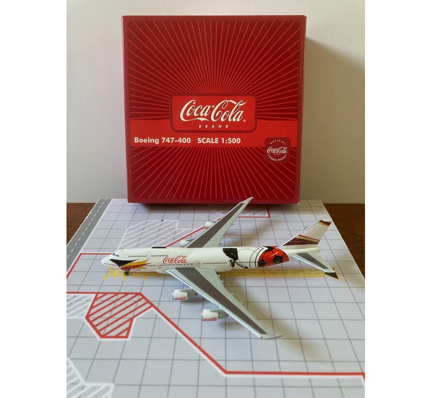 B747-400 Coca Cola European Soccer Championship 1:500**Collection sale**