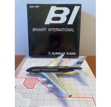 NetModels A380 Braniff 'Black' [fantasy] 1:500**Collection sale**