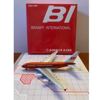 NetModels A380 Braniff 'Orange' [fantasy] 1:500**Collection sale**