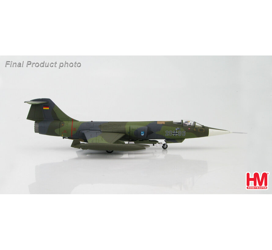 F104G Starfighter 20+05, Luftwaffe, mid 1980s 1:72**Collection sale**
