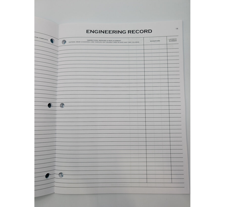 Aircraft Technical Log Section 1 Airframe