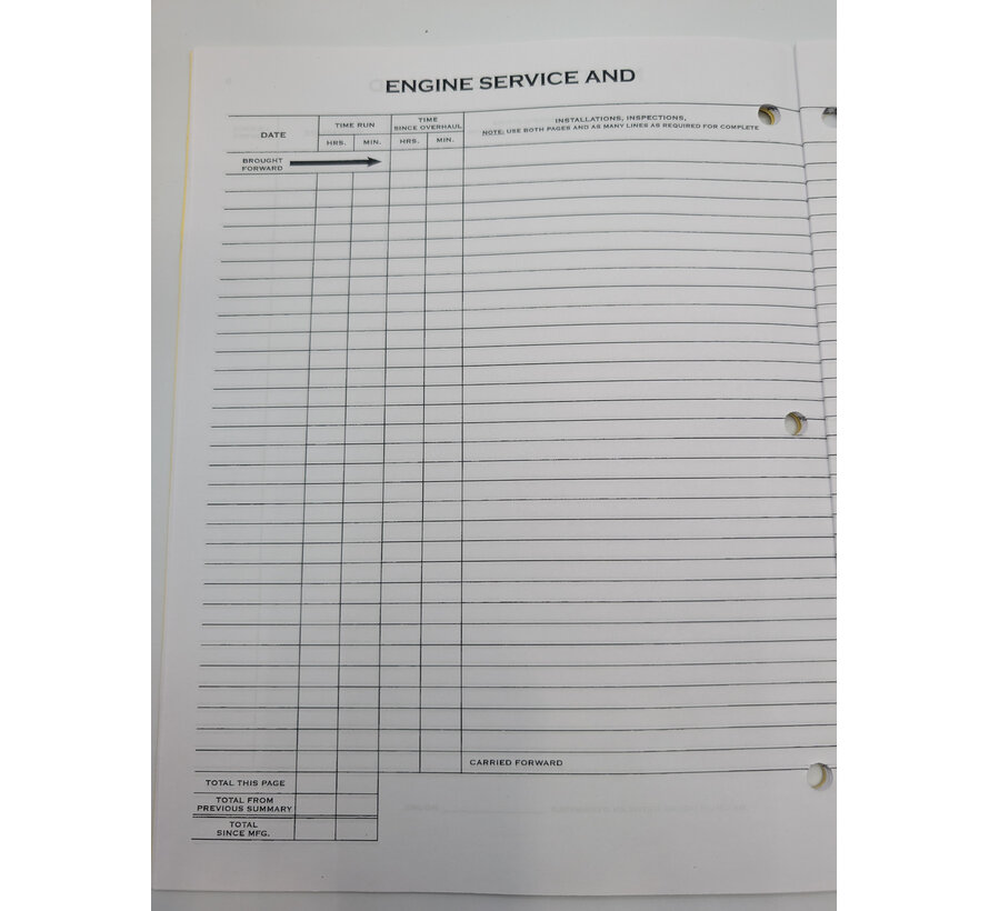 Aircraft Technical Log Section 3 Engine