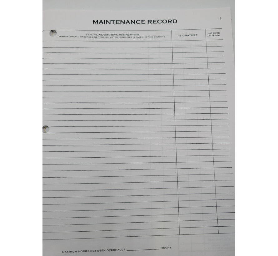 Aircraft Technical Log Section 3 Engine