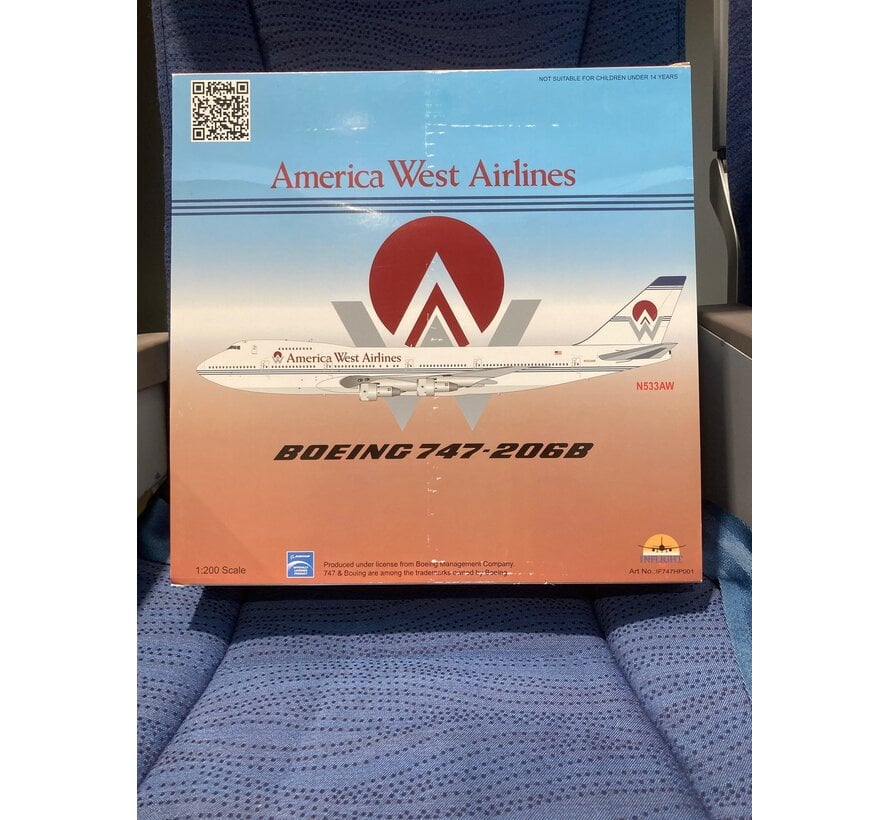 B747-200 America West Airlines N533AW 1:200**Collection sale**