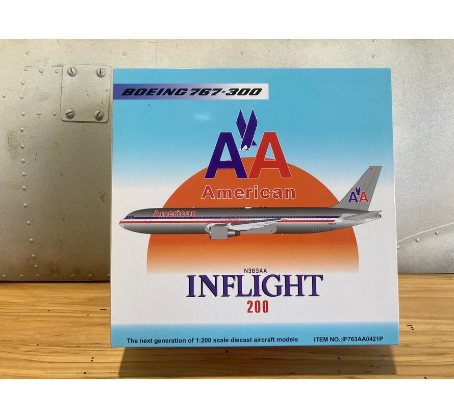 B767-300ER American Airlines AA old livery N363AA 1:200 **Collection sale**glue